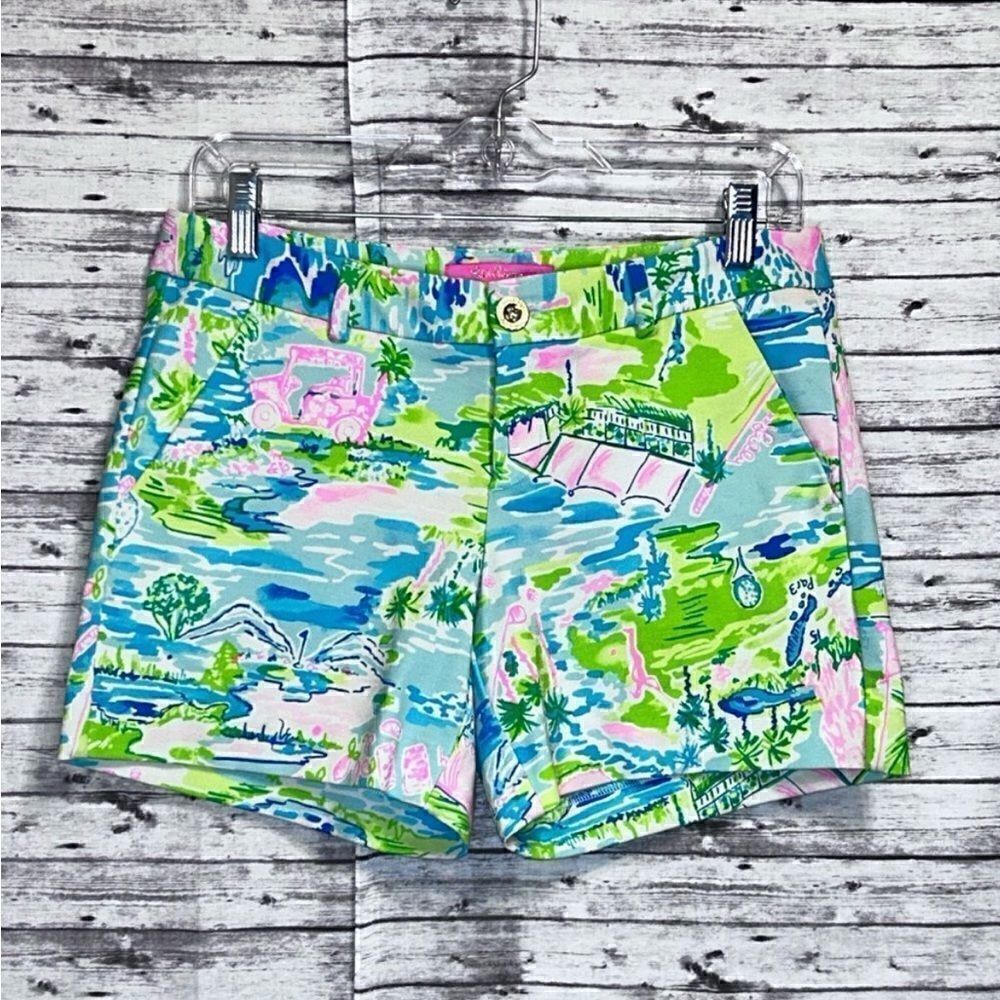 Lilly Pulitzer Callahan Knit Shorts Honda Classic Collection